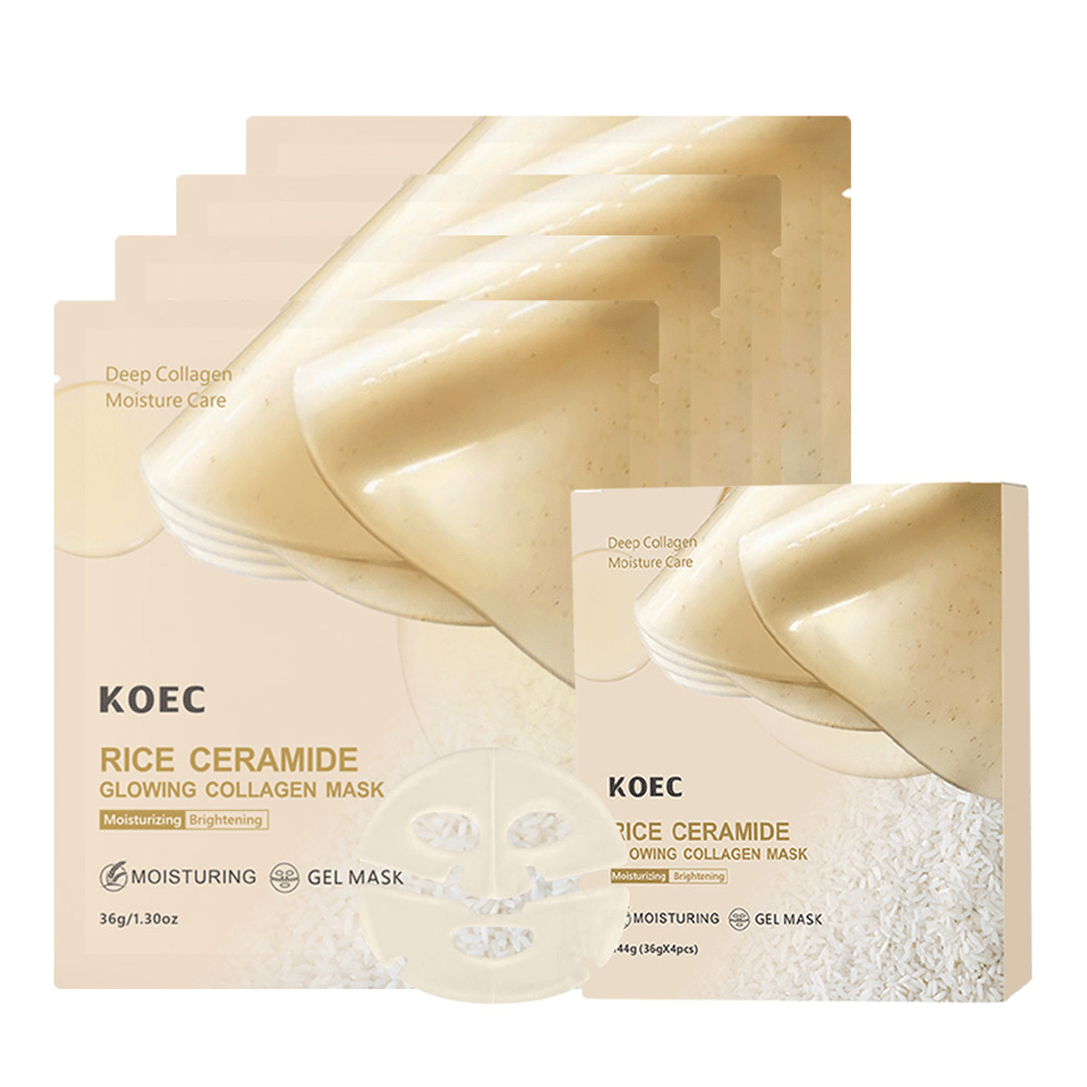 Luxury Glow Skincare - Máscara Noturna de Colágeno Rice 70
