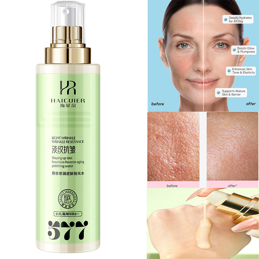 Luxury Glow Skincare - Tônico Facial Anti-Idade de Luxo 400ml