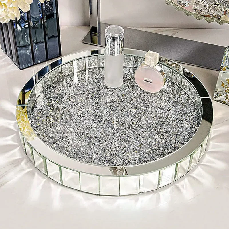 Luxury Skincare Bottles - Luxuosa bandeja de armazenamento de vidro