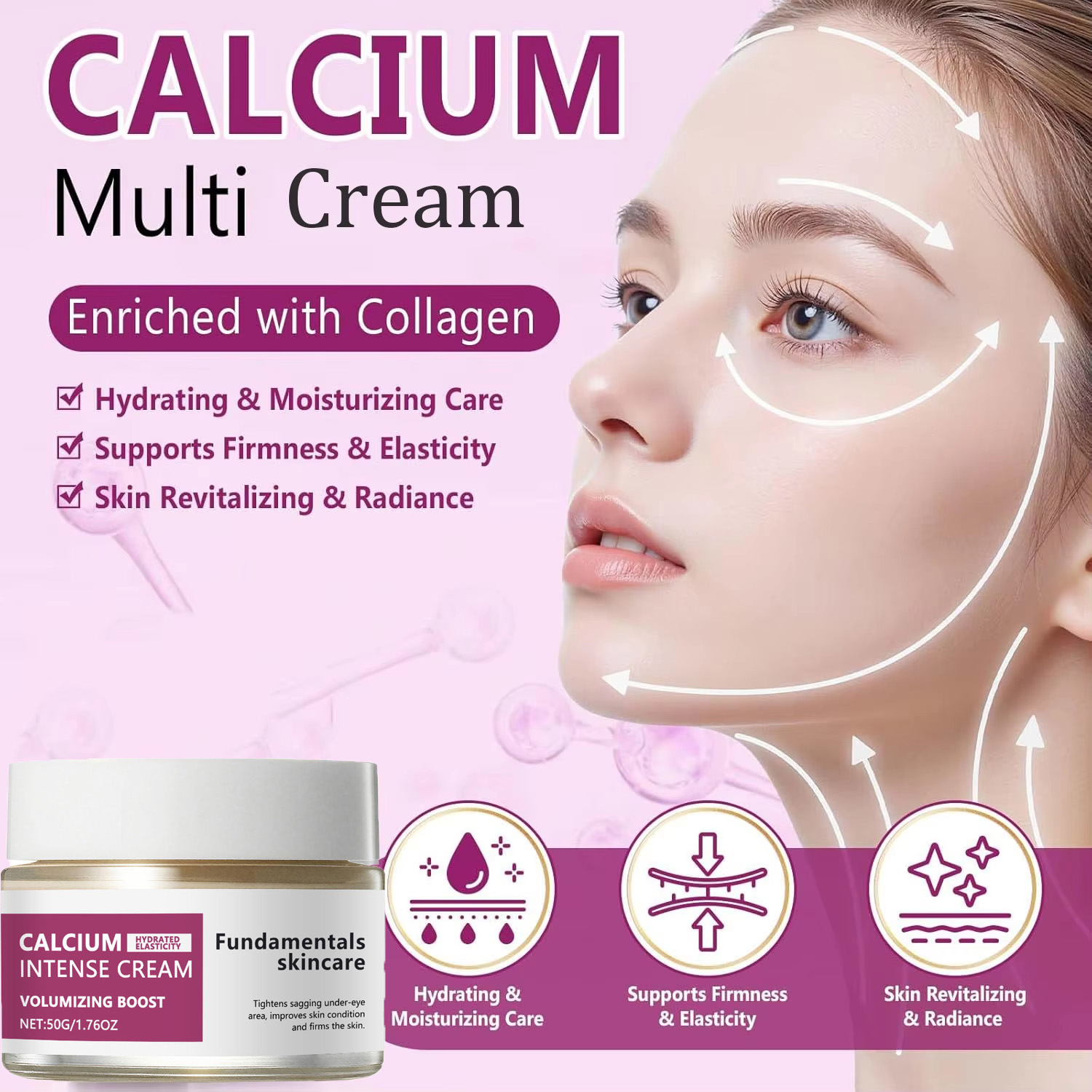 Creme Intenso de Cálcio para F - Luxury Skincare Brands avaliação e preço