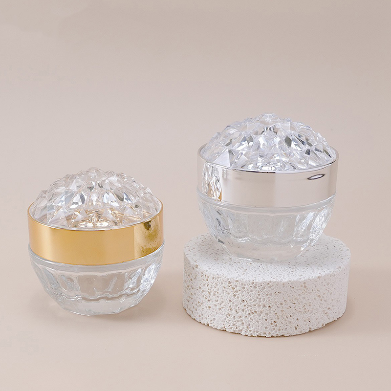 Frasco de creme facial de vidr - Luxury Skincare Samples avaliação e preço