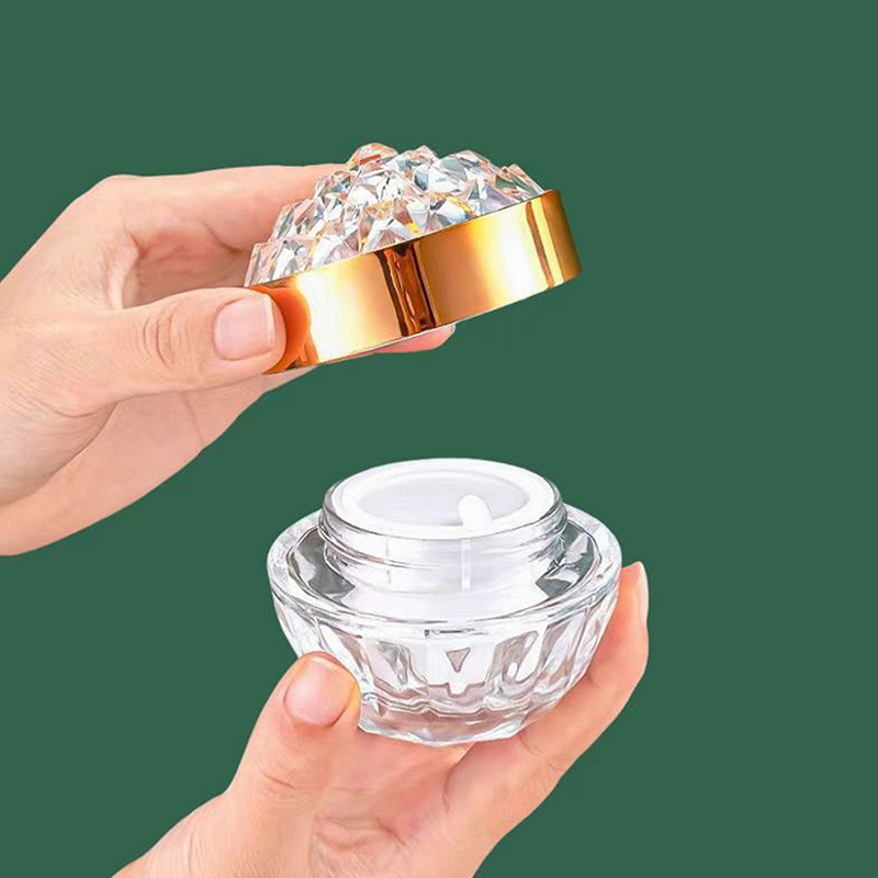 Frasco de creme facial de vidr - Luxury Skincare Samples avaliação e preço