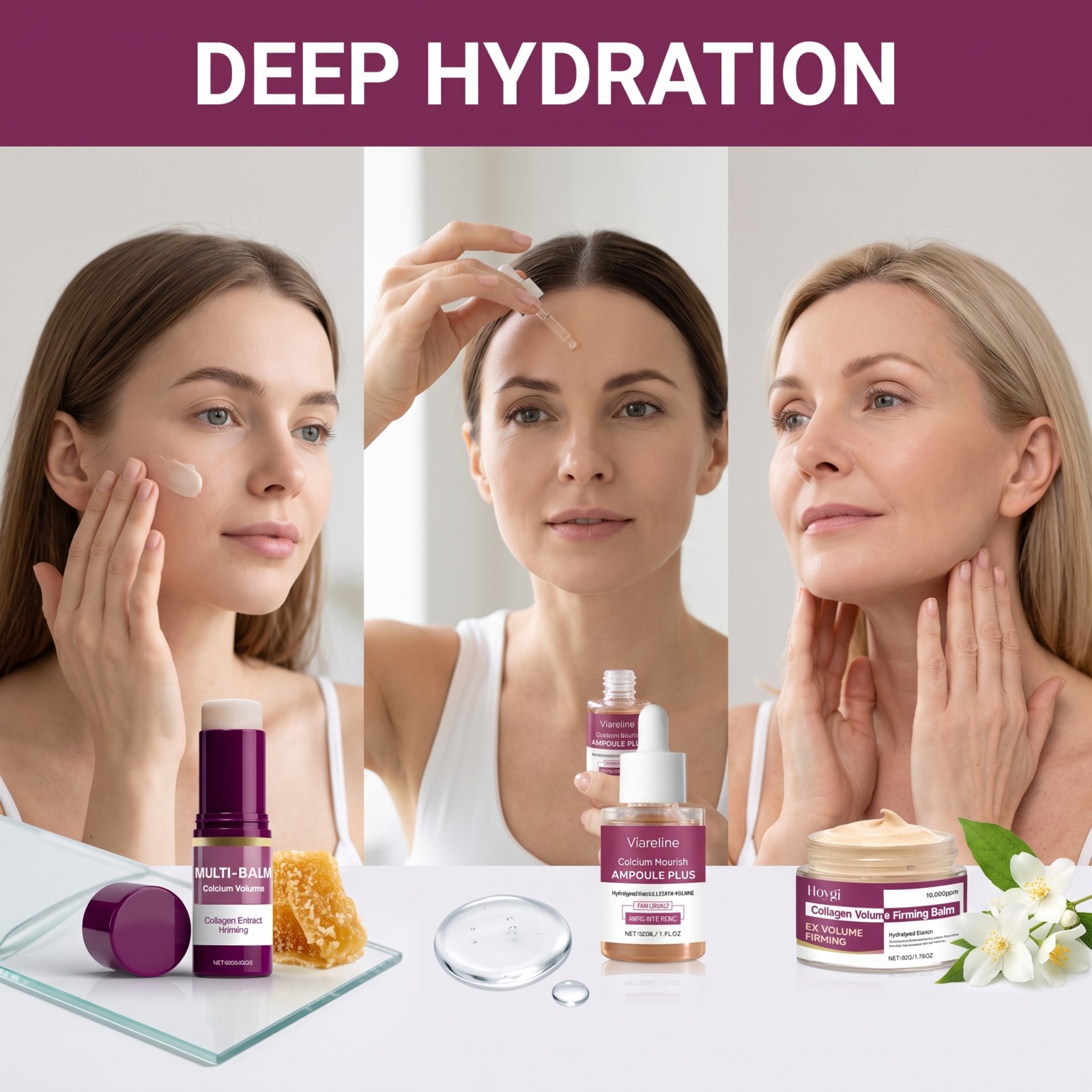 Conjunto de Colágeno Nutritivo - Luxury Skincare Brands avaliação e preço