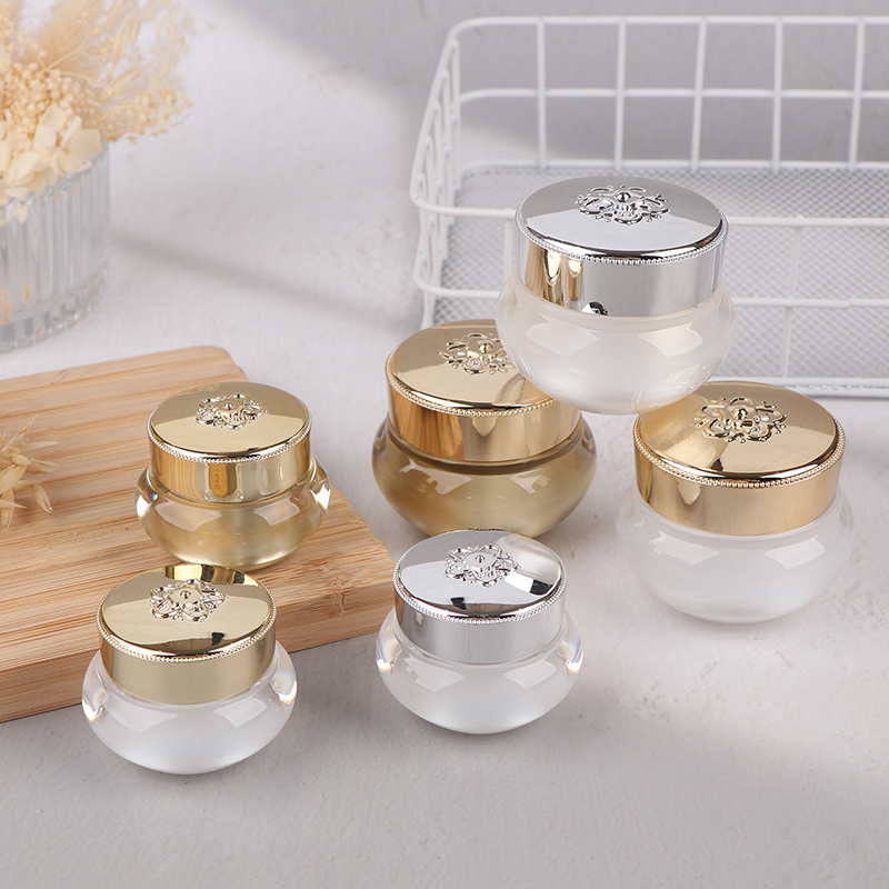 Frascos de Creme Acrílicos Vaz - Luxury Skincare Bottles avaliação e preço