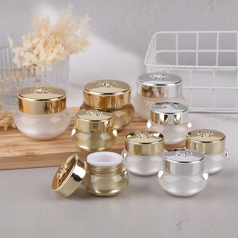 Frascos de Creme Acrílicos Vaz - Luxury Skincare Bottles avaliação e preço